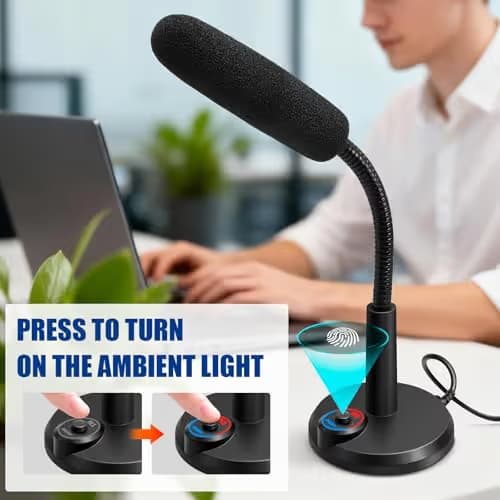 Futurtecer RGB USB Condenser Microphone image