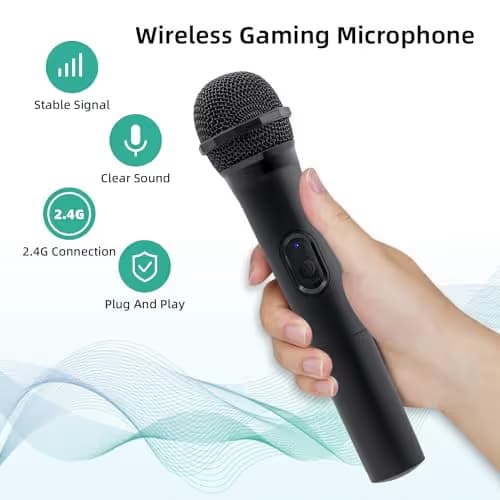 Mcbazel 2 Pack Wireless USB Microphone image