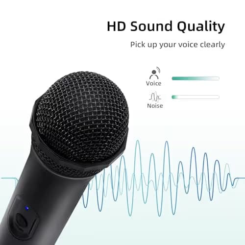 Mcbazel 2 Pack Wireless USB Microphone image