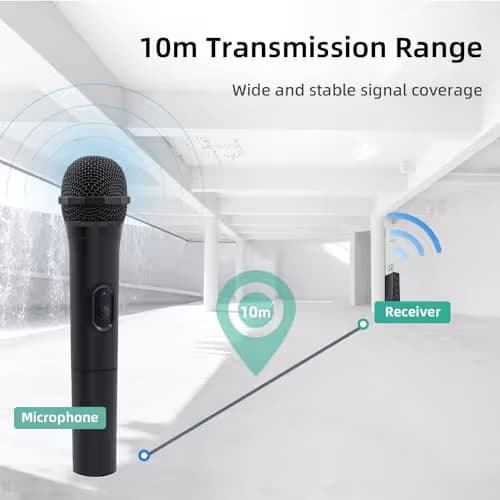 Mcbazel 2 Pack Wireless USB Microphone image