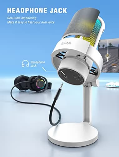 FIFINE AmpliGame A8 White image