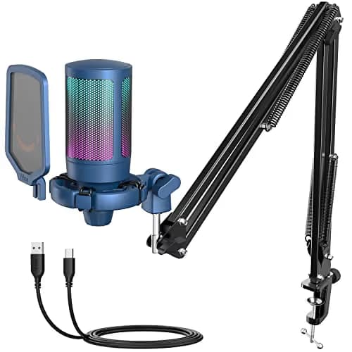 FIFINE A6T USB Microphone Kit - Blue image