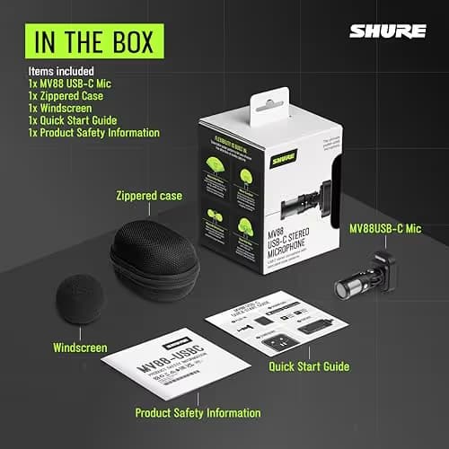 Shure MV88 USB-C Microphone image