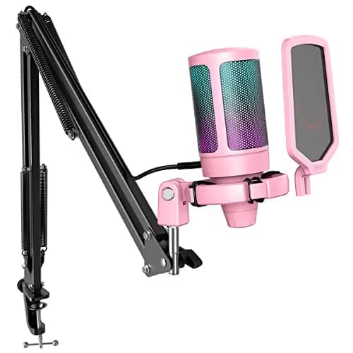 FIFINE A6T Pink USB Microphone Kit image