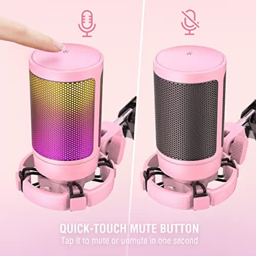 FIFINE A6T Pink USB Microphone Kit image