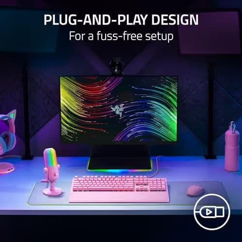 Razer Seiren V3 Chroma RGB USB Microphone Quartz Pink image