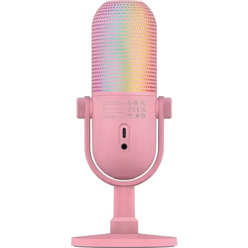Razer Seiren V3 Chroma RGB USB Microphone Quartz Pink image