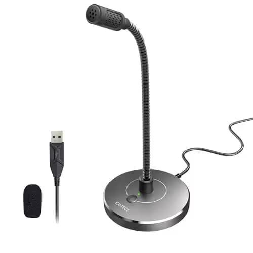 CMTECK USB Computer Microphone G009 Gray main image