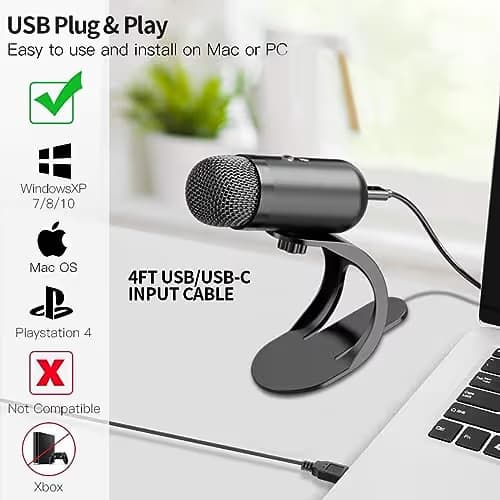 LIANGSTAR USB Computer Microphone image