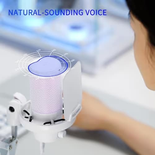 FEELWORLD VM1 White USB Microphone image