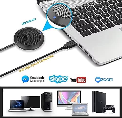 TKGOU Conference USB Microphone (No Speakers Included) image