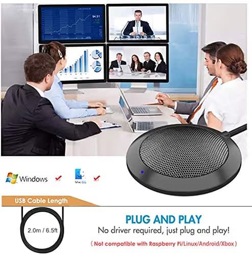 TKGOU Conference USB Microphone (No Speakers Included) image