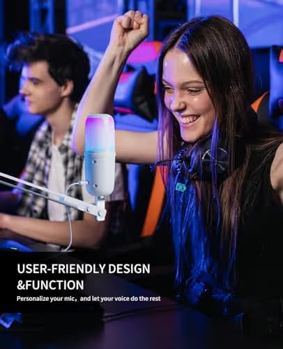 Ko-Star White USB Microphone image