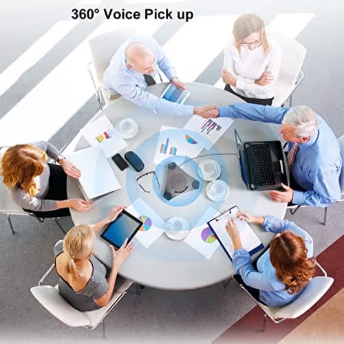 USB Conference Speaker and Microphone with USB Hub image