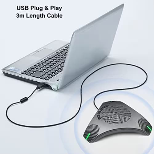 USB Conference Speaker and Microphone with USB Hub image