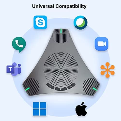 USB Conference Speaker and Microphone with USB Hub image