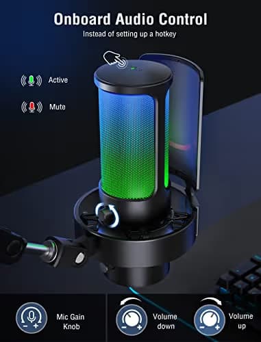 FIFINE AmpliGame A8 Plus USB Microphone image