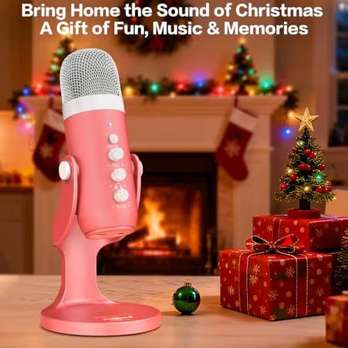 ZealSound K66 Microphone - Pink image