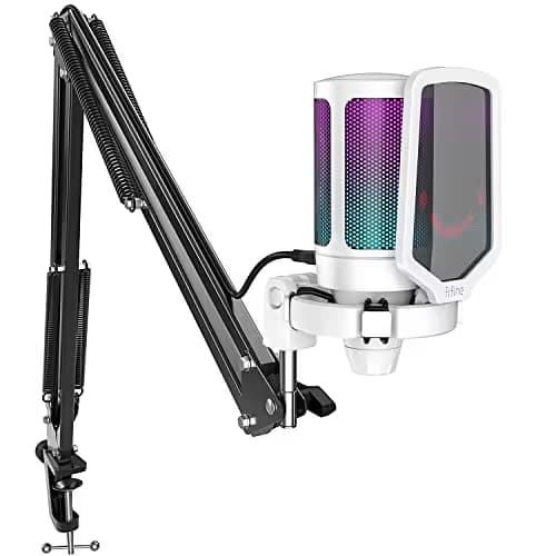 FIFINE A6T White USB Microphone Kit image
