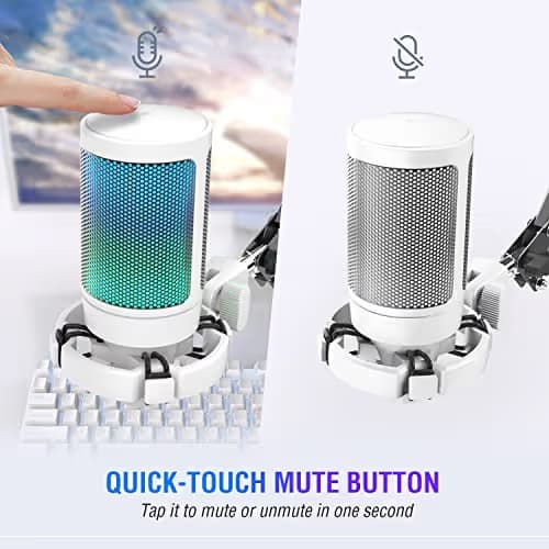 FIFINE A6T White USB Microphone Kit image