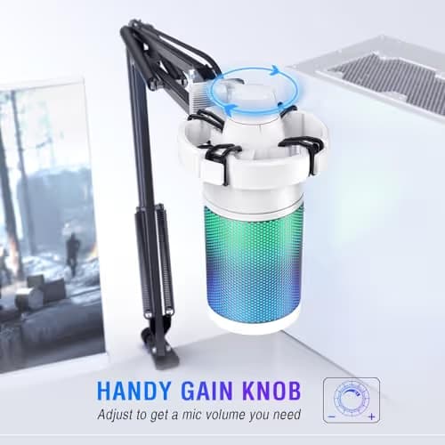 FIFINE A6T White USB Microphone Kit image