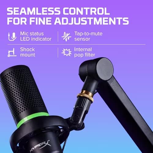HyperX DuoCast RGB USB Microphone image
