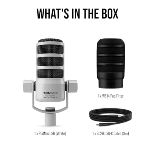 RODE PodMic USB - White image