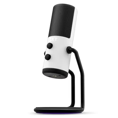 NZXT Capsule USB Microphone - Matte White main image