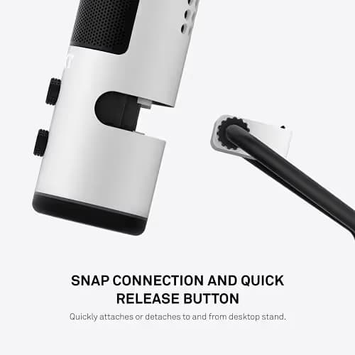 NZXT Capsule USB Microphone - Matte White image