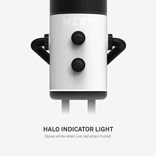 NZXT Capsule USB Microphone - Matte White image