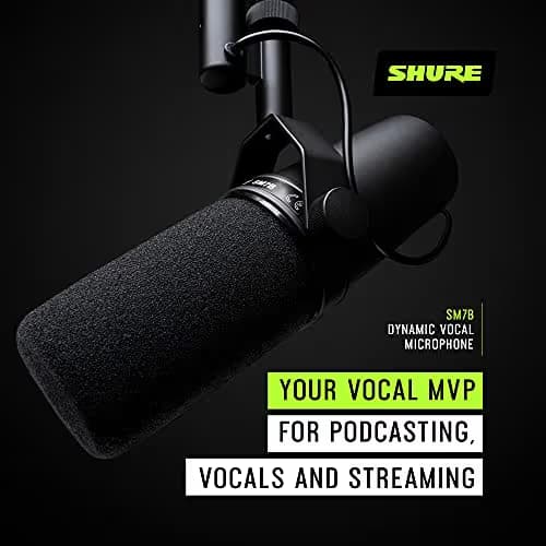 Shure SM7B Dynamic Studio Microphone image
