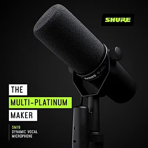 Shure SM7B Dynamic Studio Microphone image