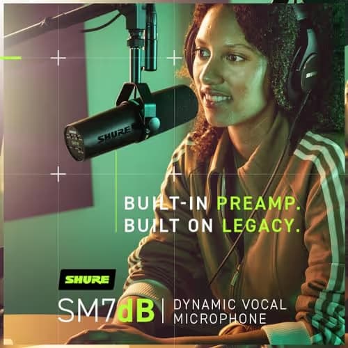 Shure SM7dB Dynamic Vocal Microphone image