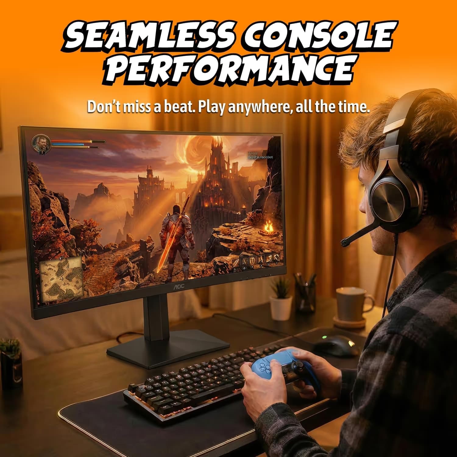 AOC Q27G41ZE 27-inch QHD 240Hz IPS Monitor G-Sync image
