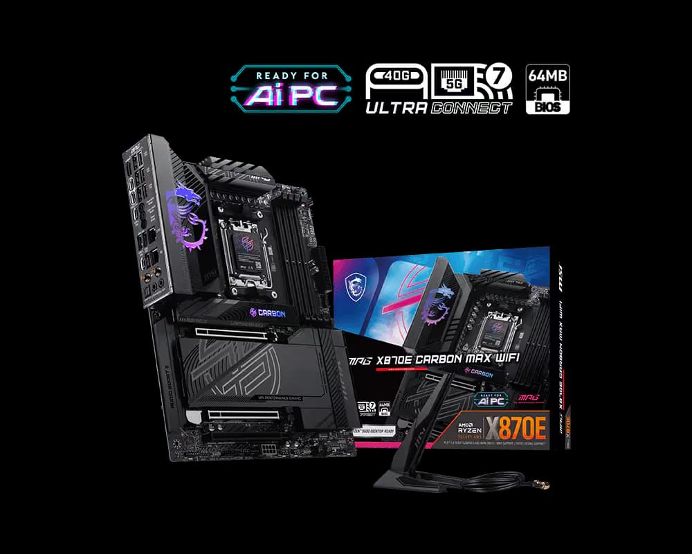 MSI MPG X870E CARBON MAX WIFI image