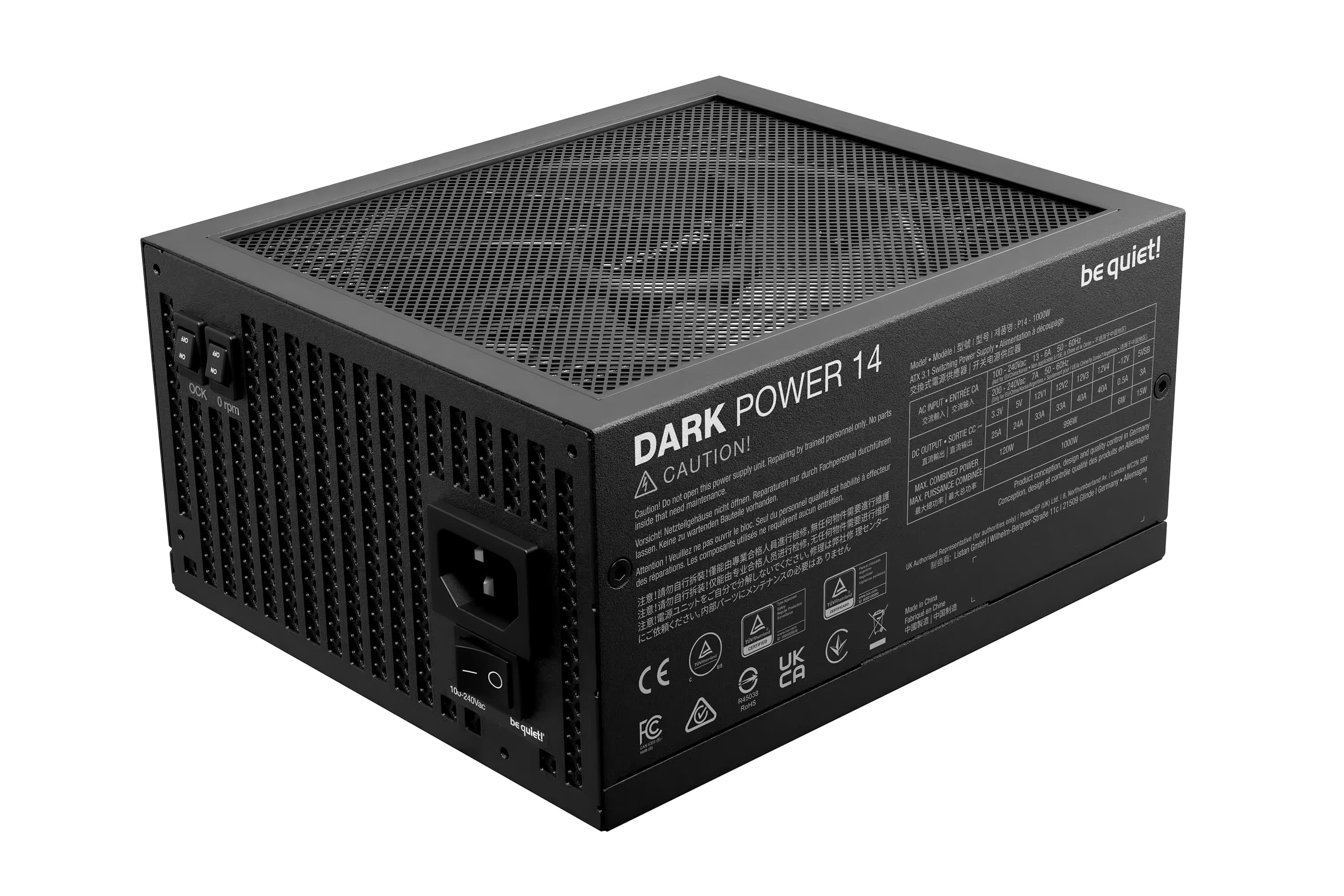 be quiet! DARK POWER 14 1000W image