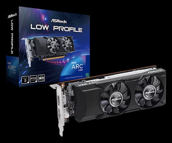 ASRock Intel Arc A380 Low Profile 6GB image