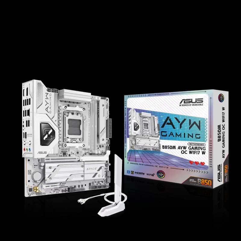 ASUS B850M AYW GAMING OC WIFI7 W image