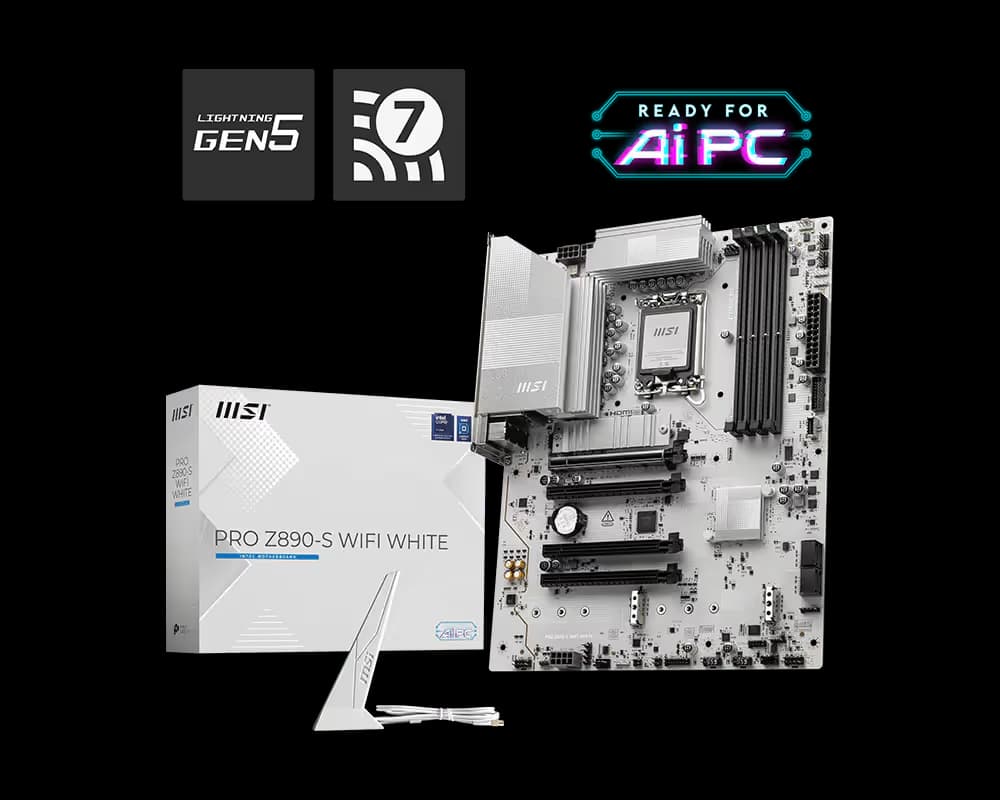 MSI PRO Z890-S WIFI WHITE image