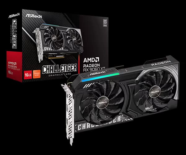 ASRock AMD Radeon RX 9060 XT Challenger 16GB main image