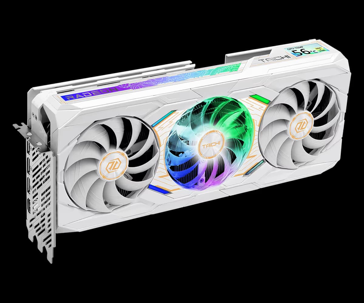 ASRock AMD Radeon RX 9070 XT Taichi White 16GB OC image