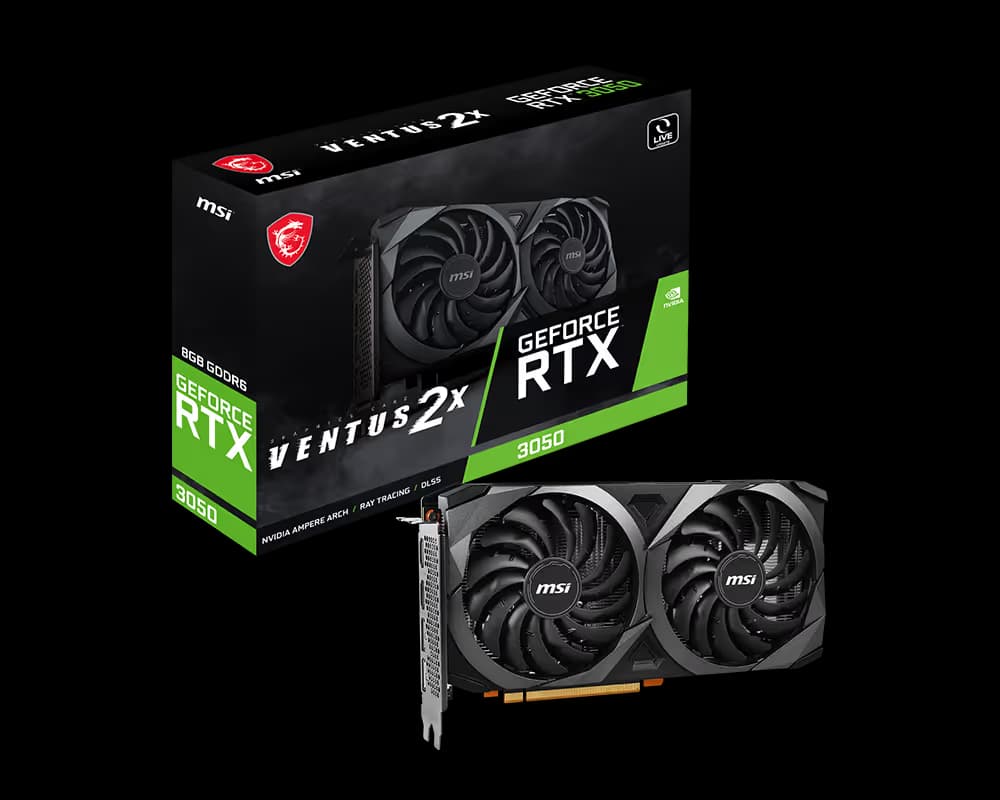 MSI GeForce RTX 3050 VENTUS 2X 8GB V1 image