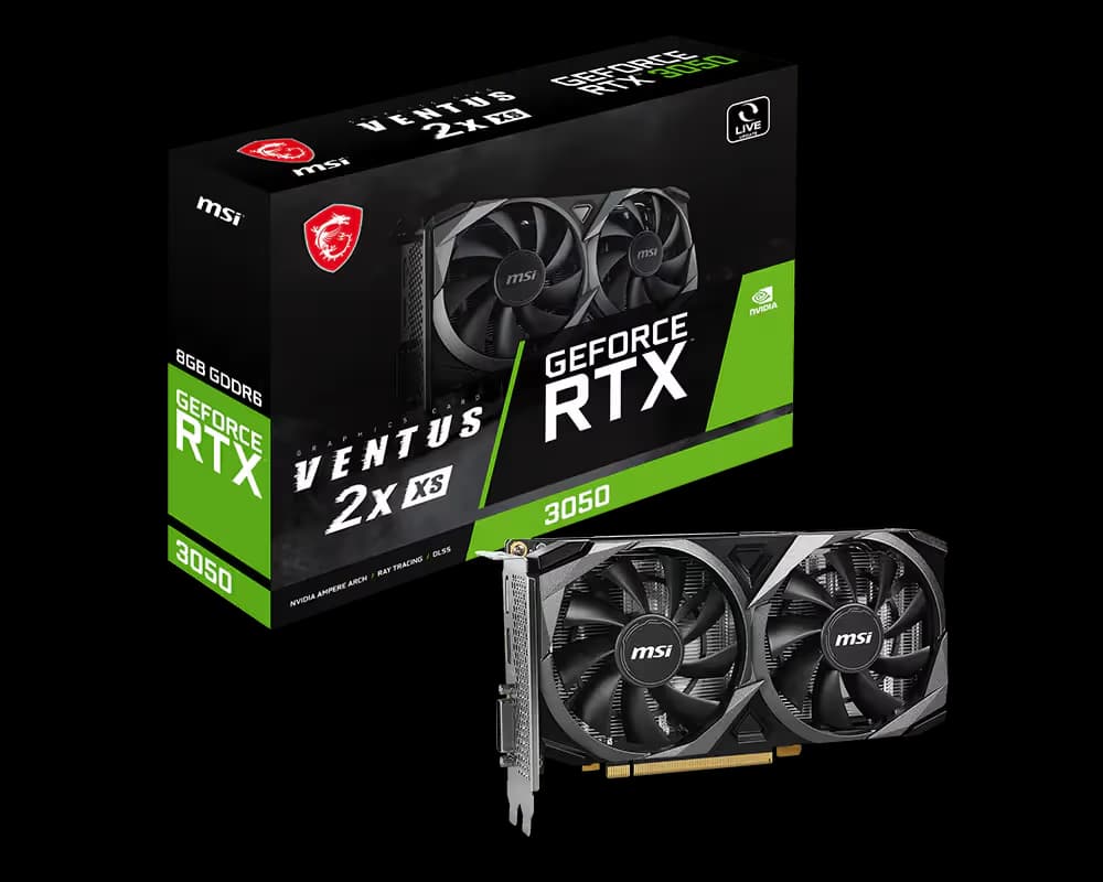 MSI GeForce RTX 3050 VENTUS 2X XS 8GB image