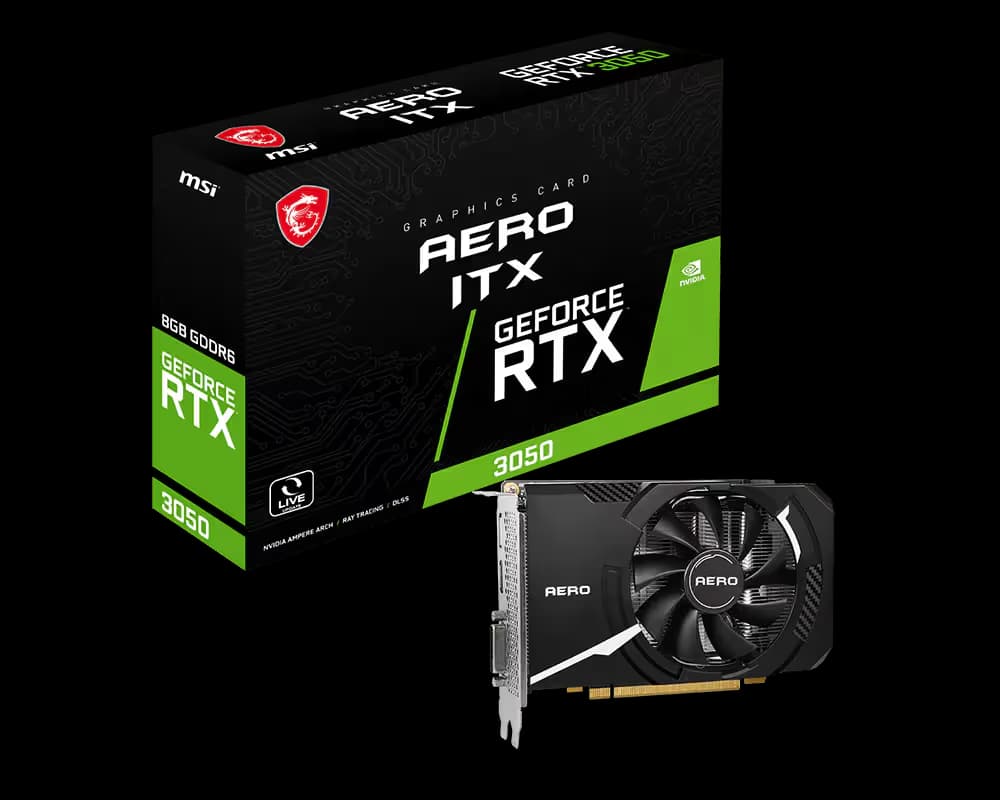 MSI GeForce RTX 3050 AERO ITX 8GB V1 image