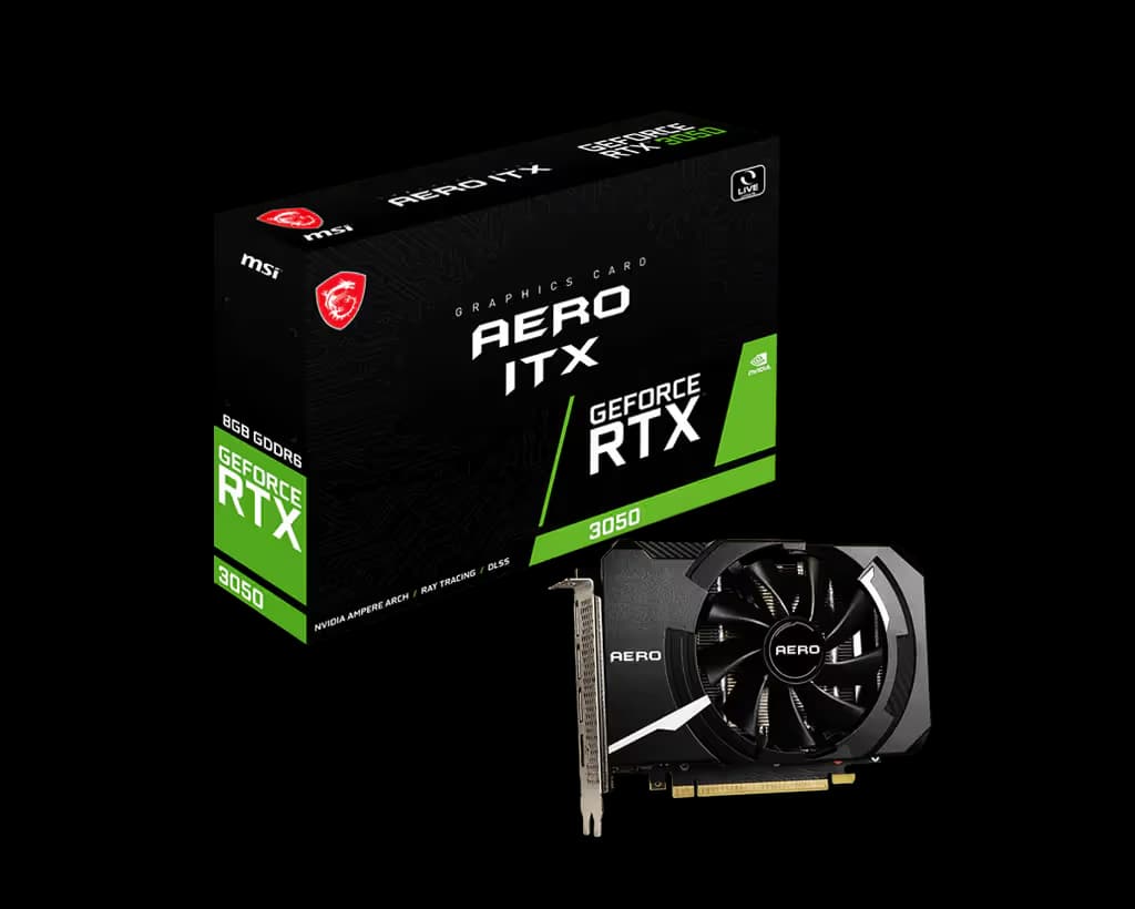 MSI GeForce RTX 3050 AERO ITX 8G image