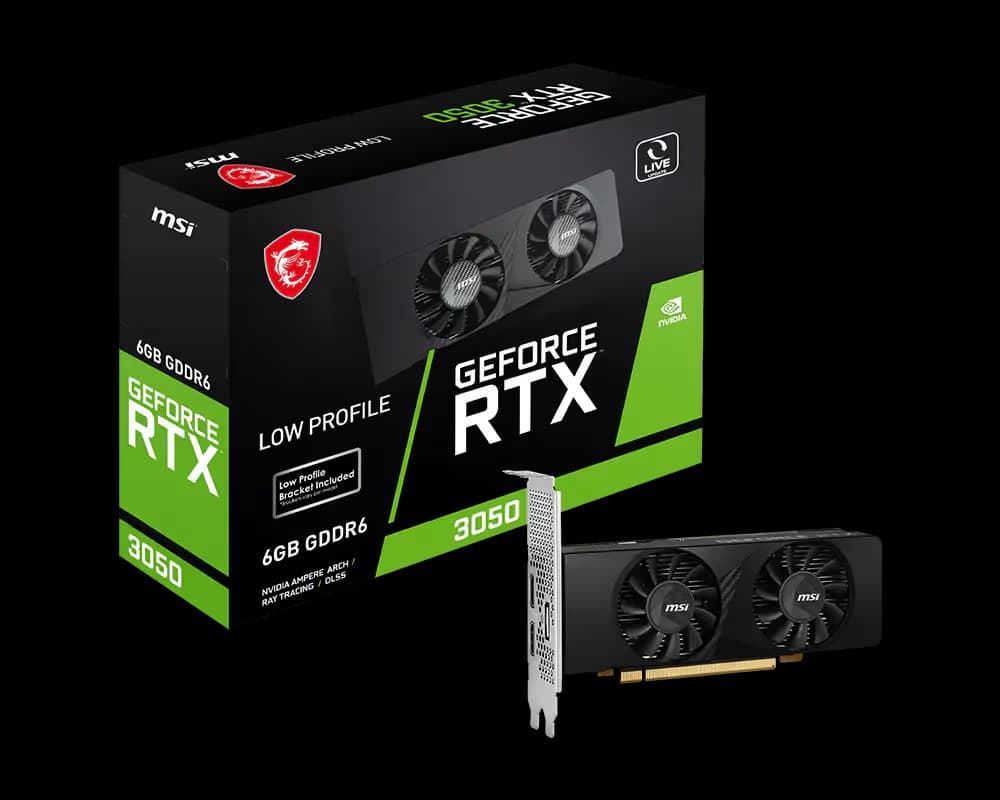 MSI GeForce RTX 3050 Low Profile 6GB image