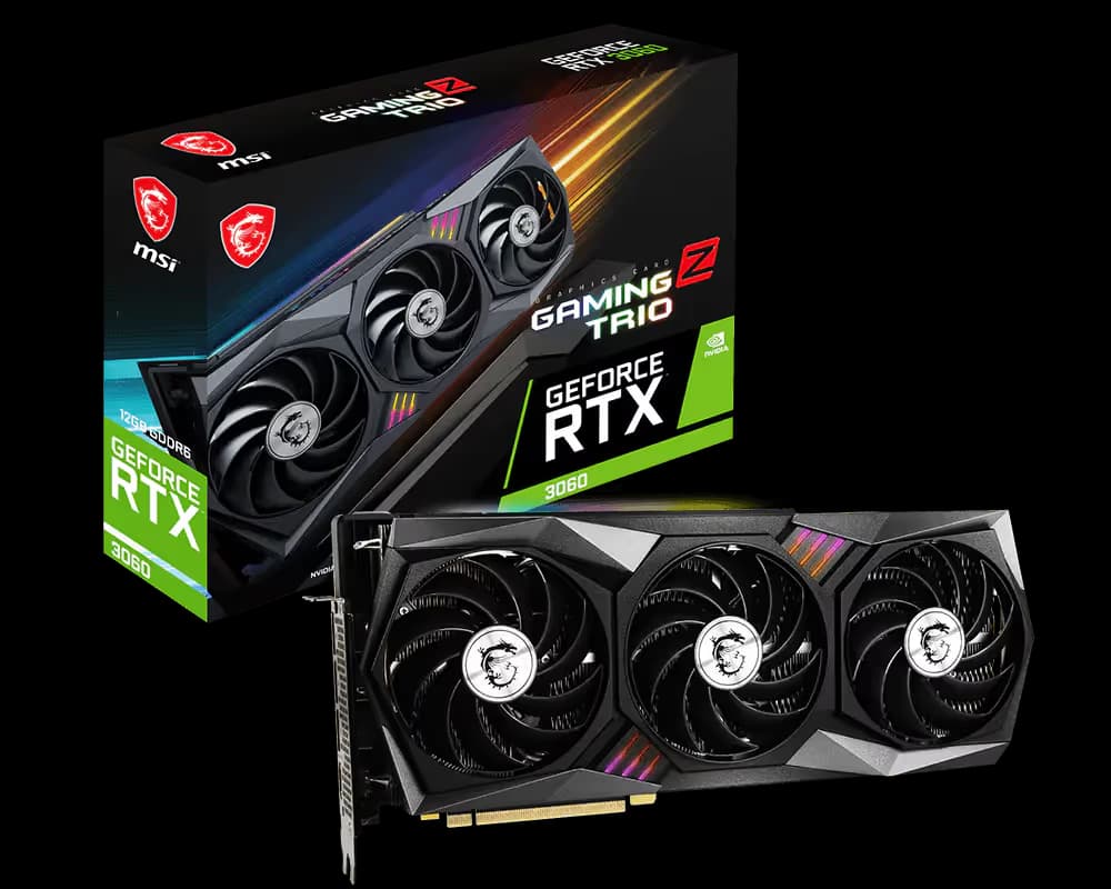 MSI GeForce RTX 3060 GAMING Z TRIO 12GB image