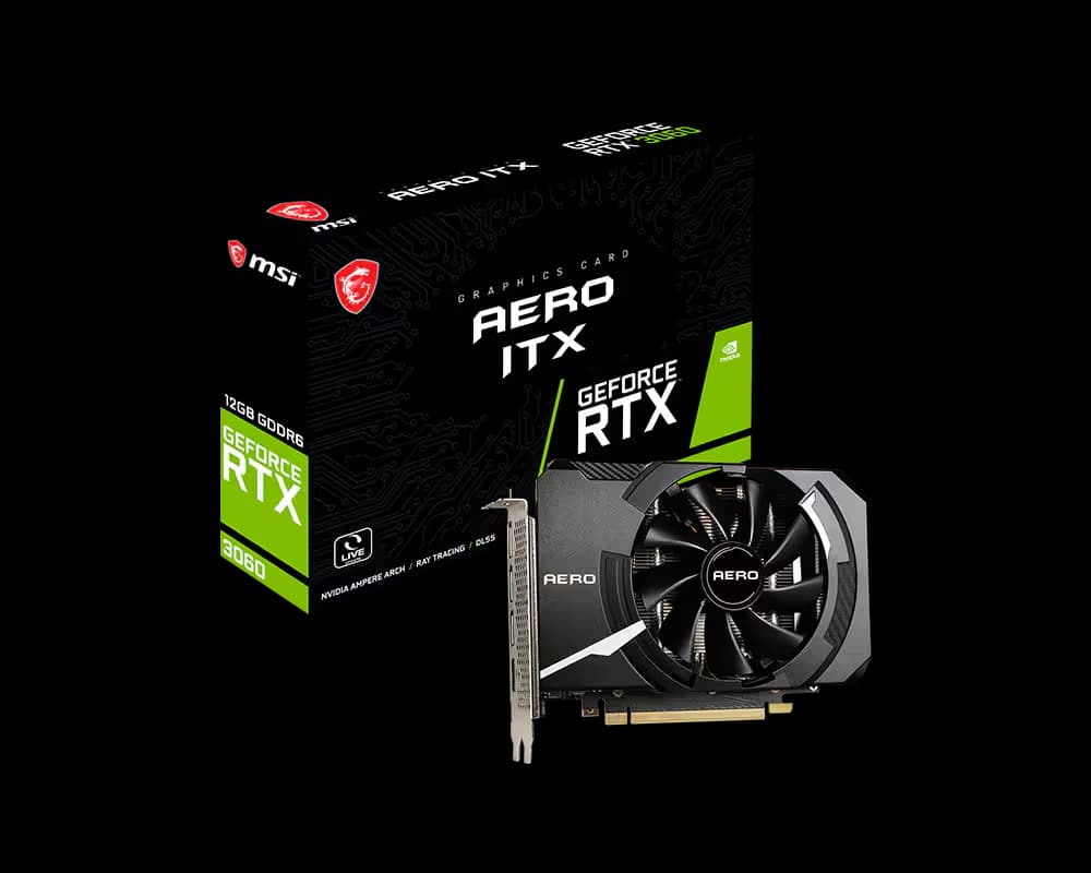 MSI GeForce RTX 3060 AERO ITX 12GB image