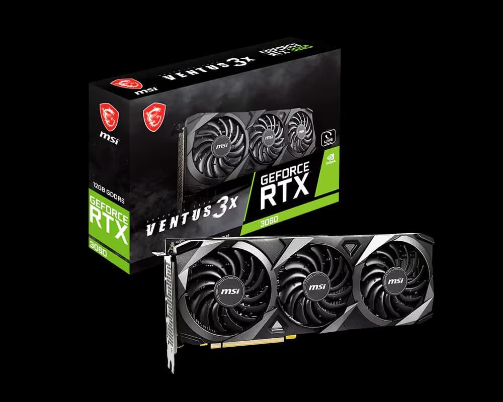 MSI GeForce RTX 3060 VENTUS 3X 12GB image