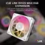 Corsair iCUE LINK RX120 MAX RGB 120mm PWM Thick Fan White image